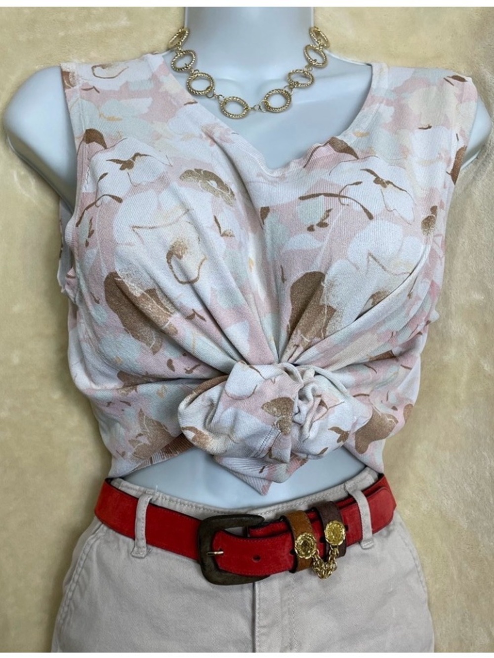 George Minimal Floral Print Blouse